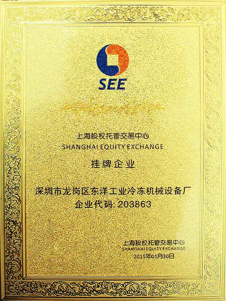 上海股權交易中心掛牌